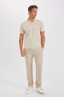 Cloud Beige Slim Polo