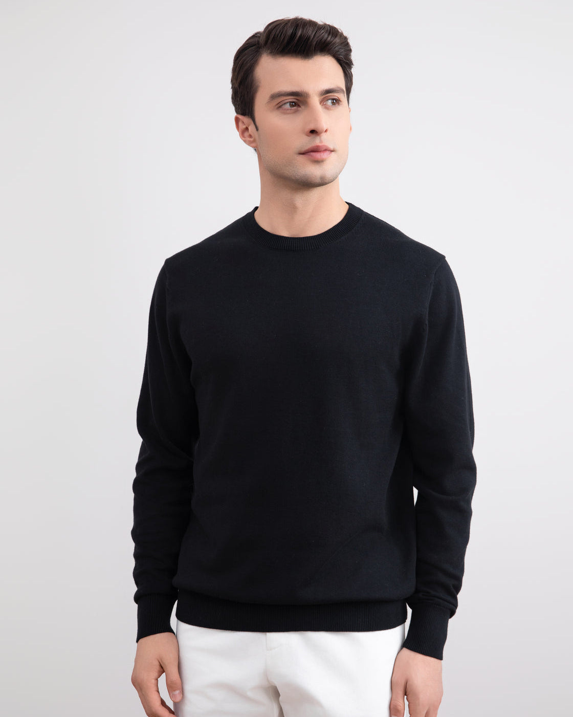 Black Crewneck Sweater