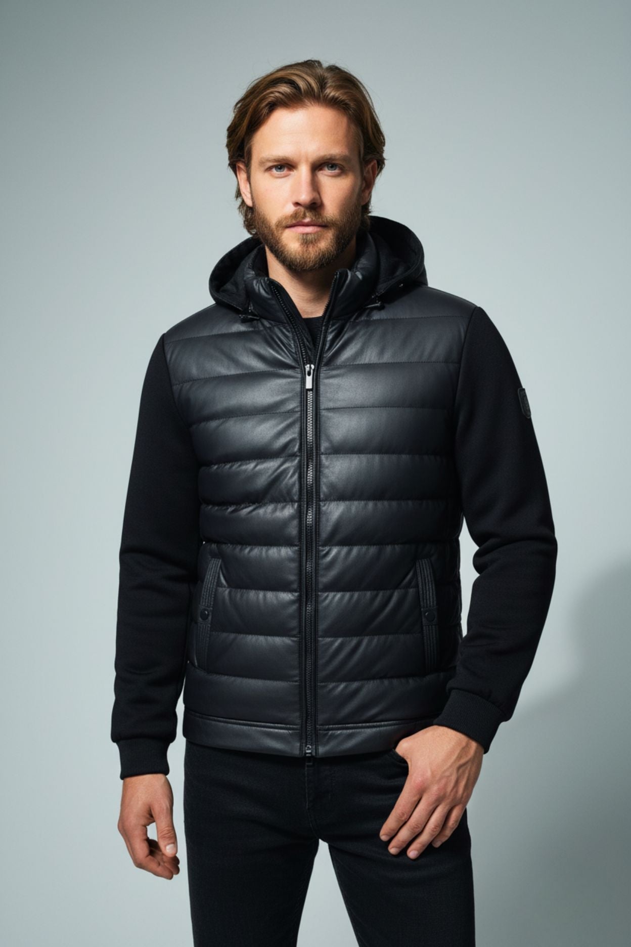 Midnight Hybrid Hooded Jacket