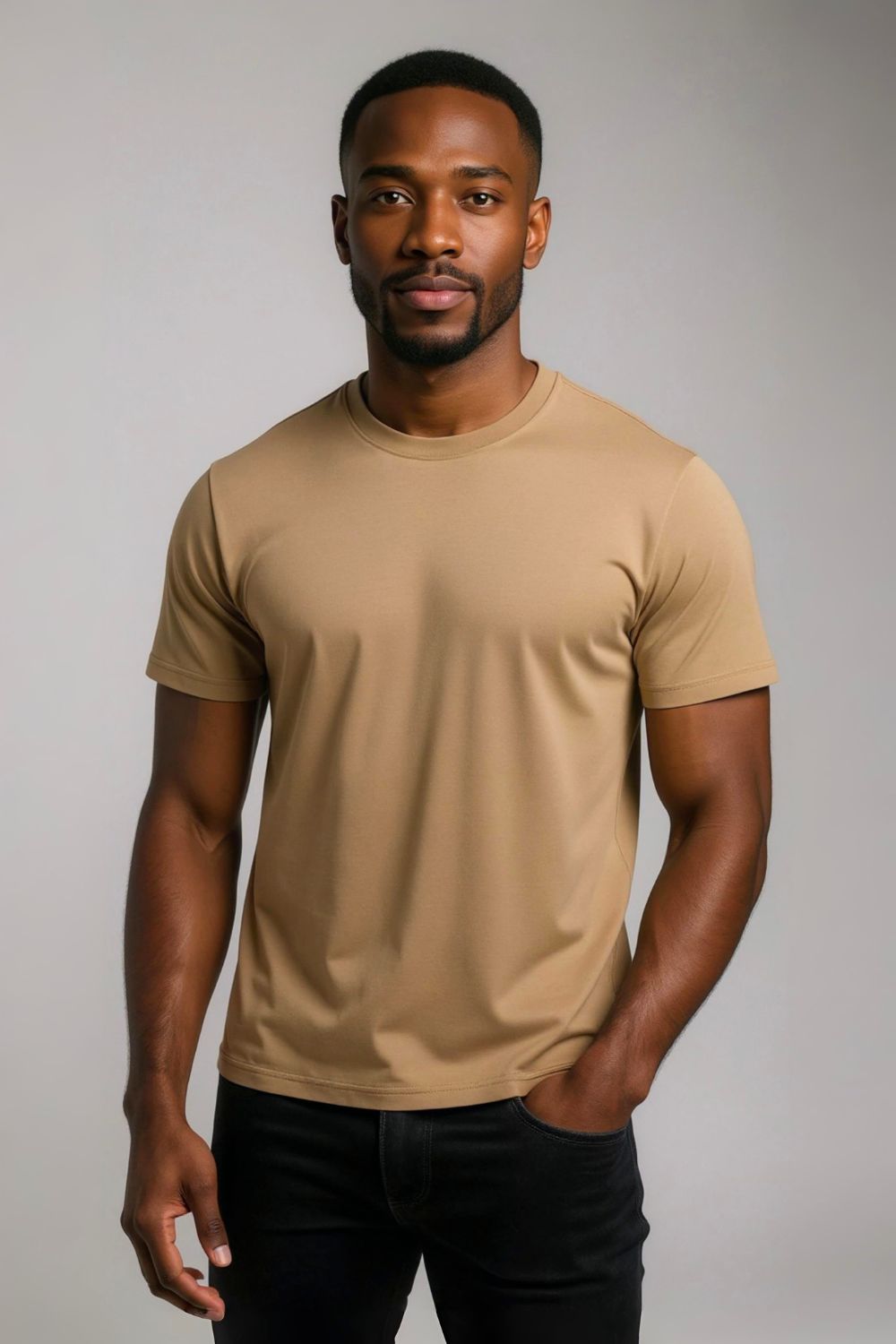 The Basic Taupe T-Shirt