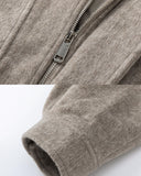 Textured Wool-Blend Short Jacket