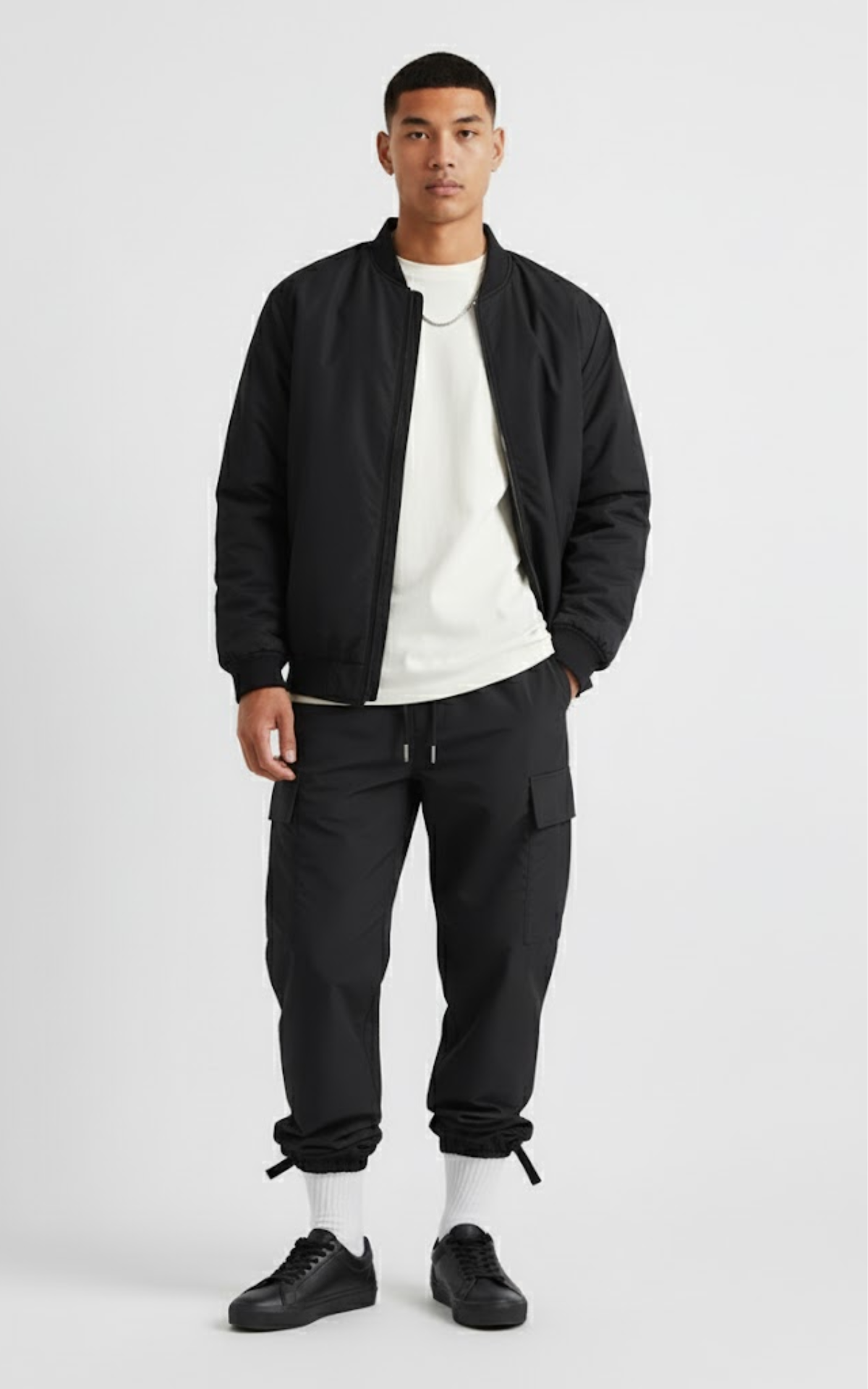 Men’s Cargo Pants with Drawstring Waist – Relaxed Fit Utility Trousers with Pockets