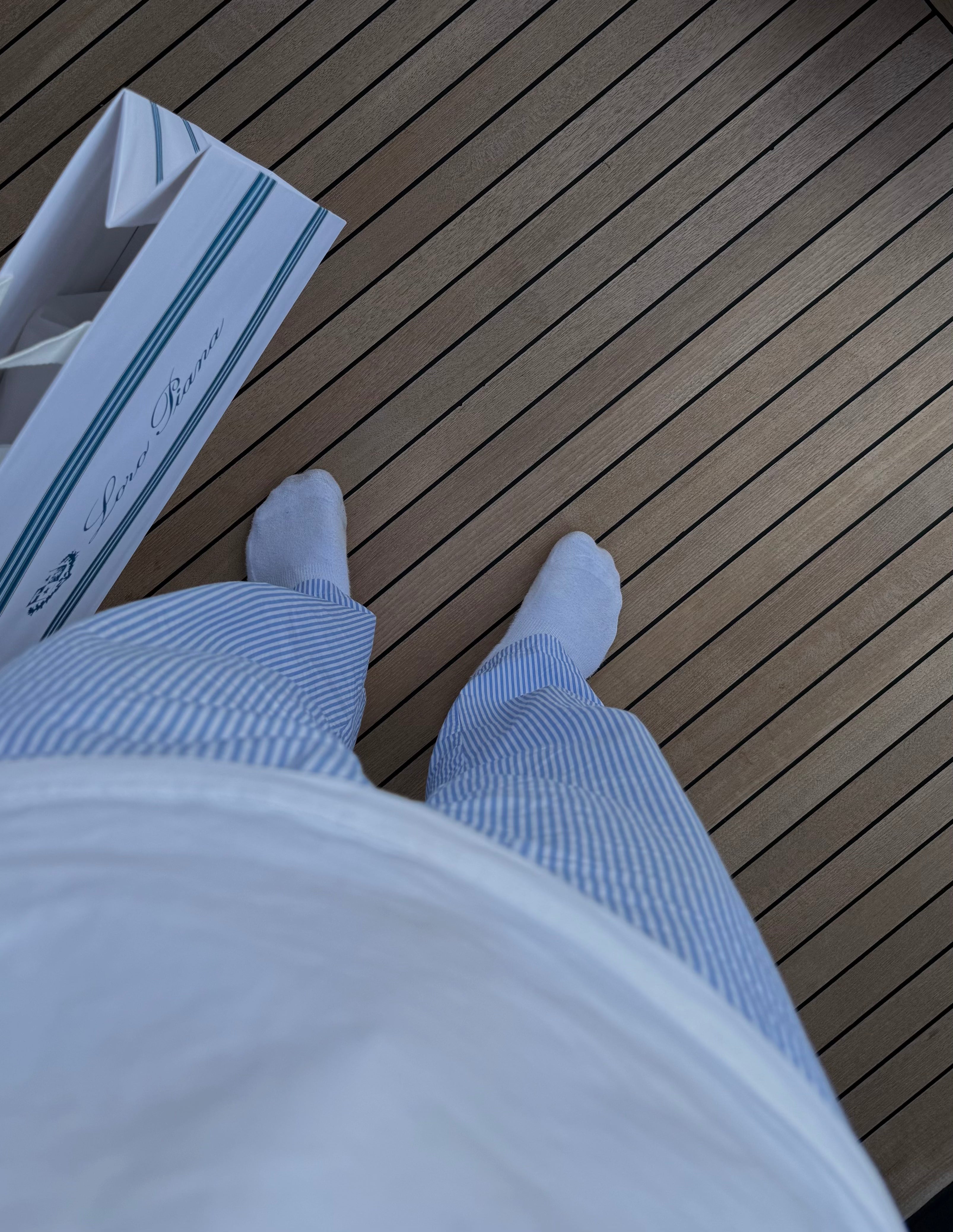 Yacht Club Striped Pants