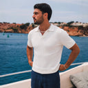 Chalk Ribbed Polo