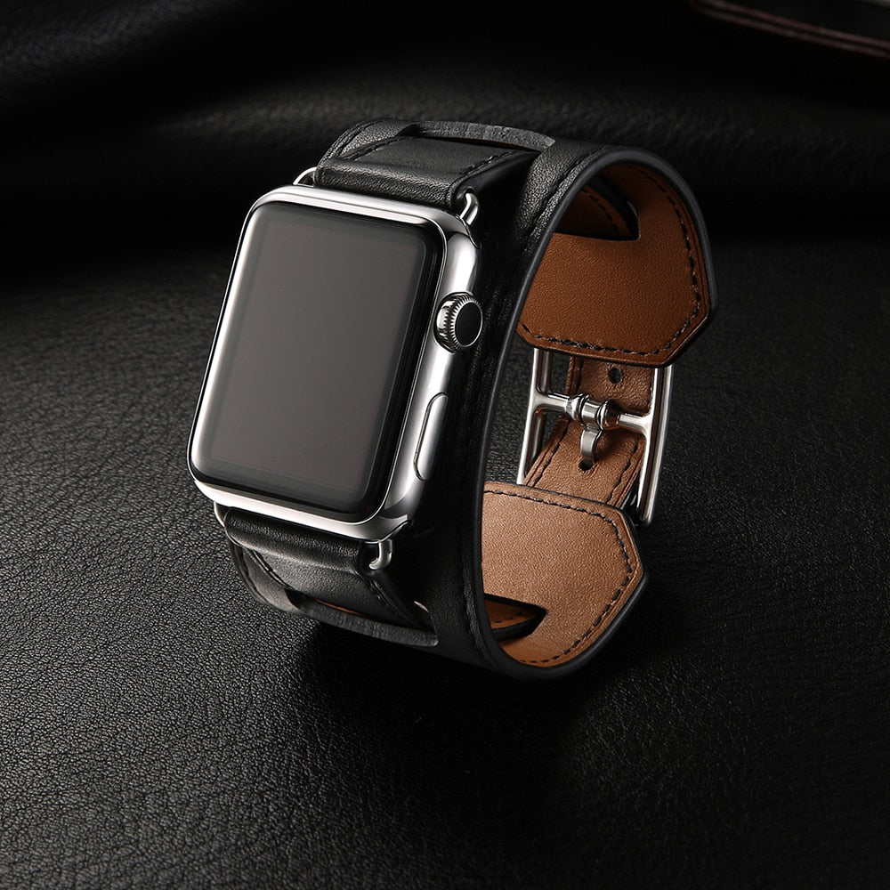 Eleganza Premium Leather Apple Watch Band