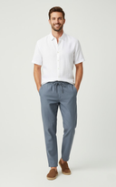 Men’s Lightweight Cotton-Linen Drawstring Pants