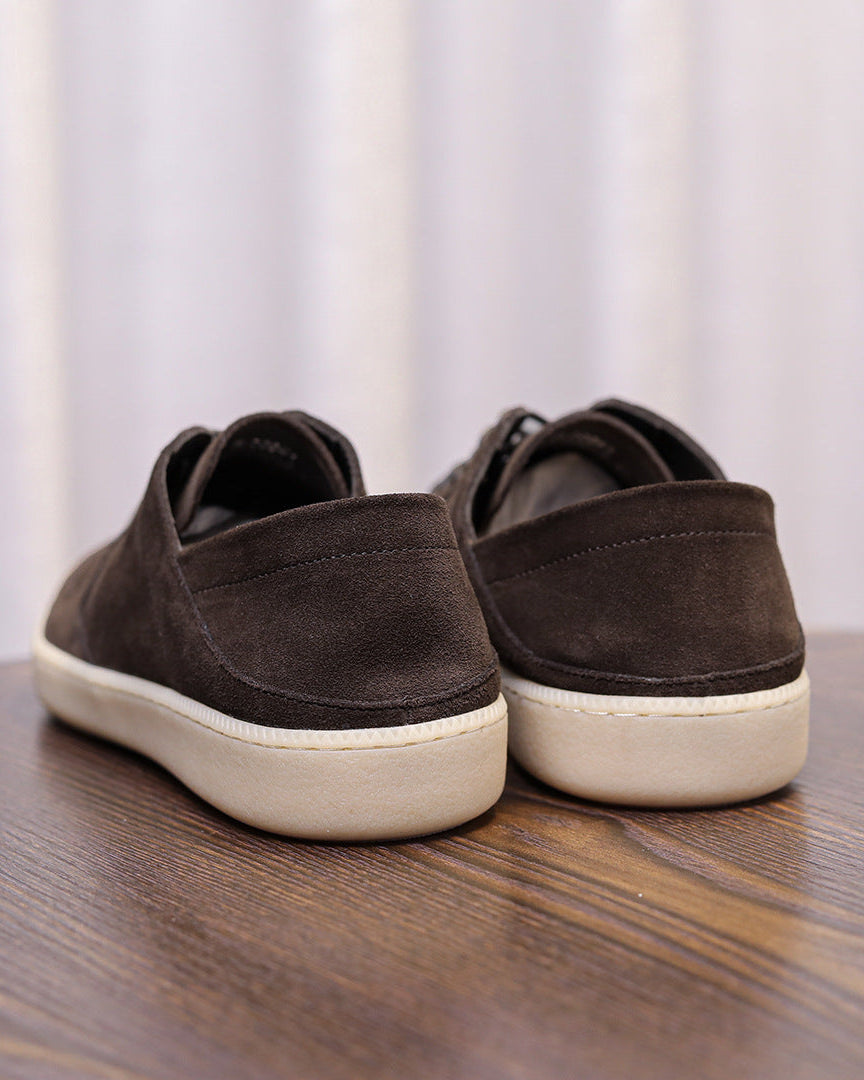 Suede Low-Cut Casual Sneakers