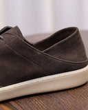 Suede Low-Cut Casual Sneakers