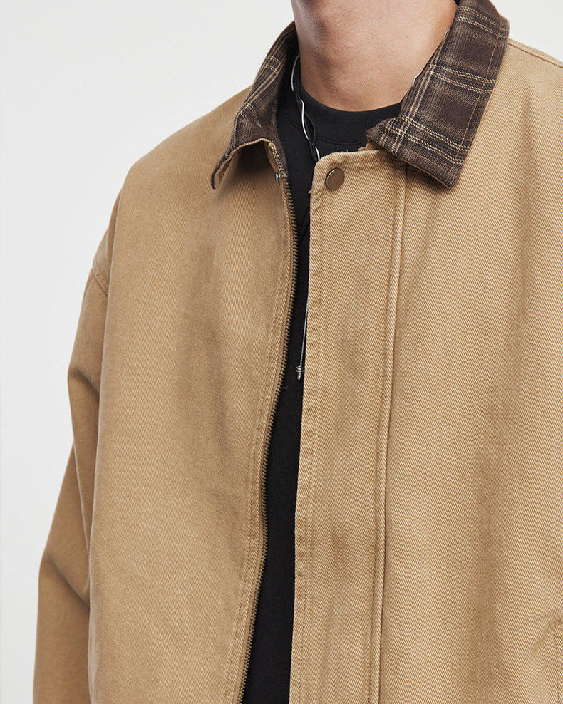 Alley Vintage Contrast Lapel Jacket