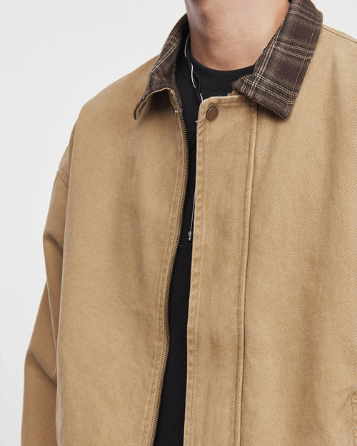 Alley Vintage Contrast Lapel Jacket