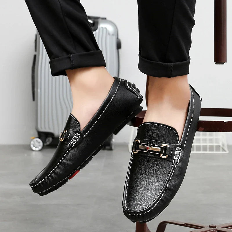 Roberto Marino Leather Loafers