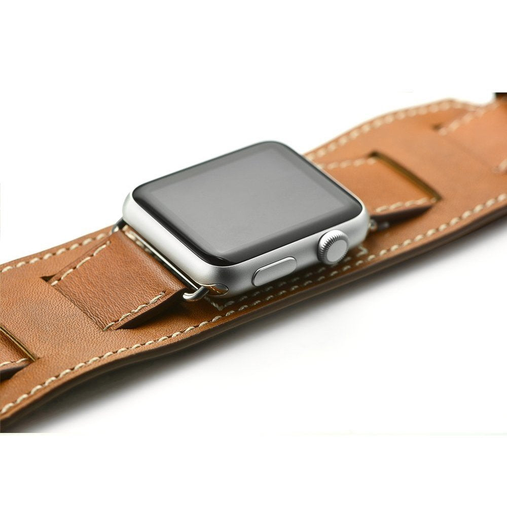 Eleganza Premium Leather Apple Watch Band