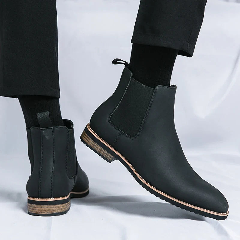 Roberto Marino Leather Chelsea Boots