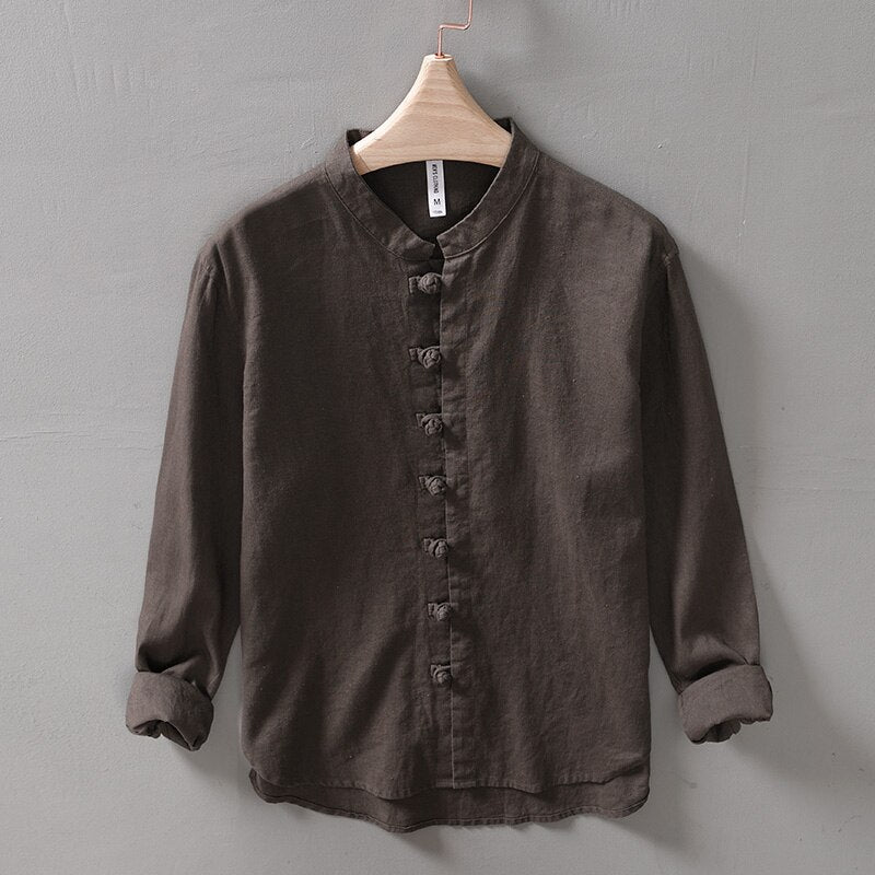 Koda Men's Traditional Linen Shirt