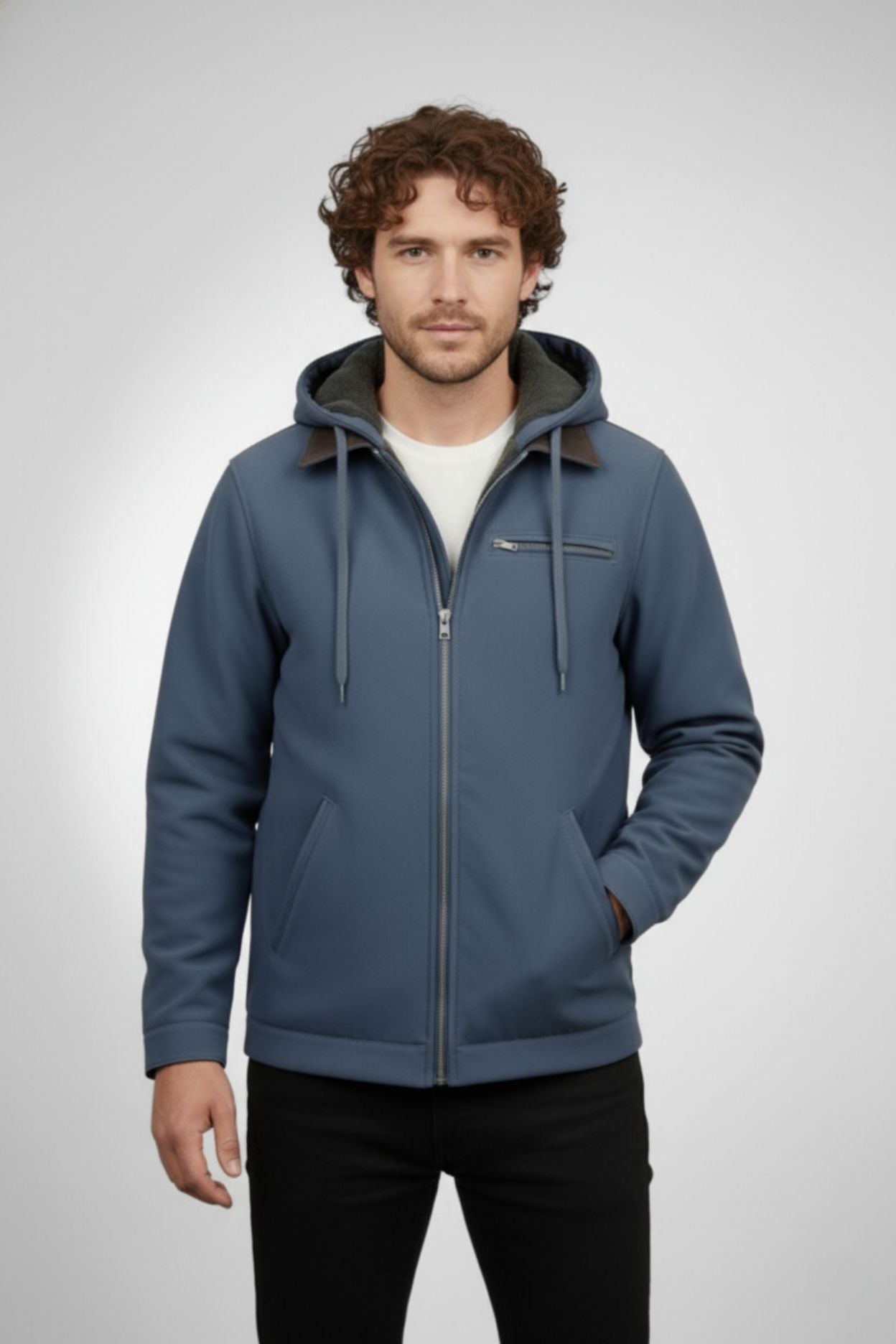 The Mathis Blue Jacket