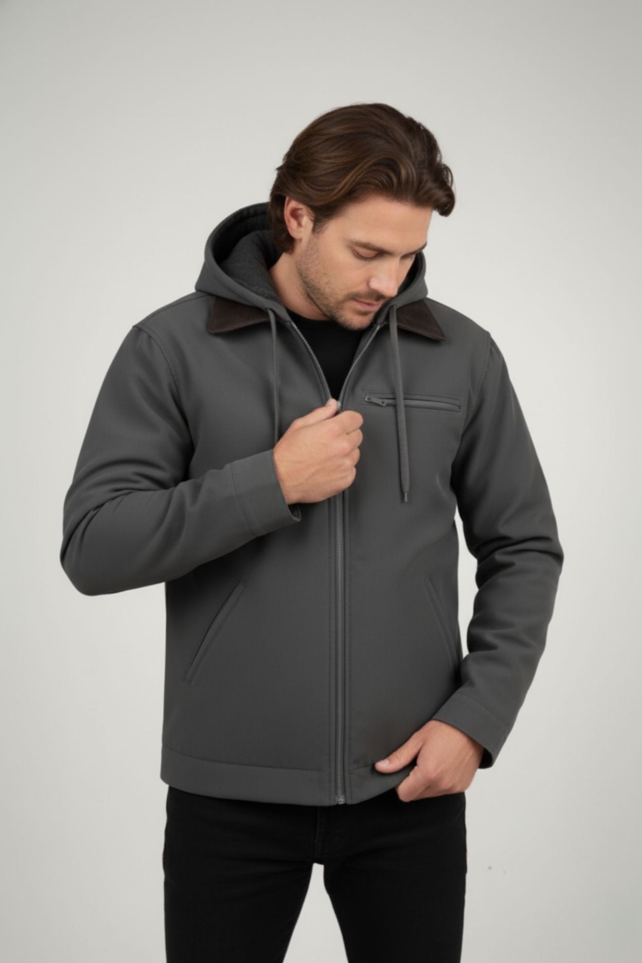 The Mathis Grey Jacket