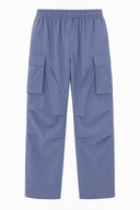 en’s Wide-Leg Cargo Pants – Oversized Streetwear Utility Trousers with Pockets