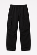 en’s Wide-Leg Cargo Pants – Oversized Streetwear Utility Trousers with Pockets
